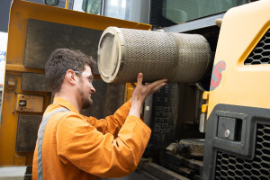 Marcus Anderson working at TDX Dunedin